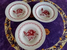 3 Assiettes Creuses Digoin