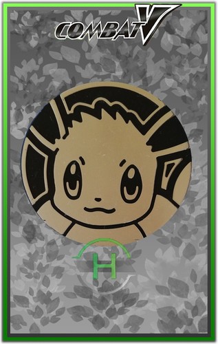 Jeton evoli argent pokemon - argent,