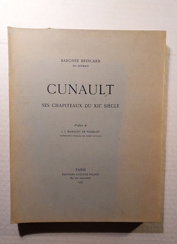 Baronne brincard cunault - cunault, ses