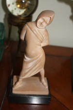 Rare Moulage du Musée du Louvre statue  Le petit fou de Rome  signé