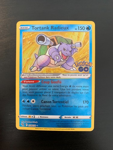 Carte pokémon tortank - pokémon,