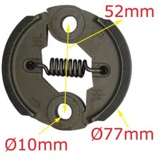 Embrayage a masselotte avec ressort DEBROUSSAILLEUSE Ø 77mm