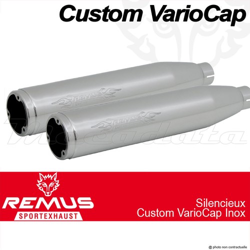 Silencieux remus custom inox - silencieux,