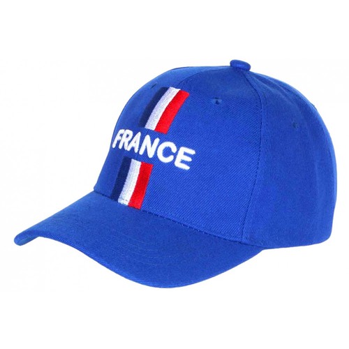 Casquette france bleue drapeau - bleue,