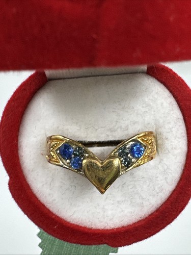 Bague vintage fantaisie - , cœur