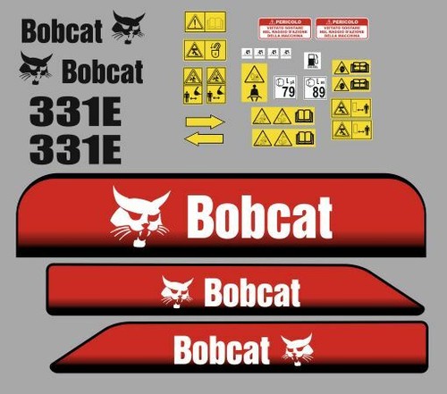 Bobcat 331 stickers - bobcat,