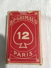 Ancien Jeu De 54 Cartes Grimaud