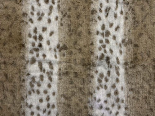 Tissu fausse fourrure luxe - fausse,