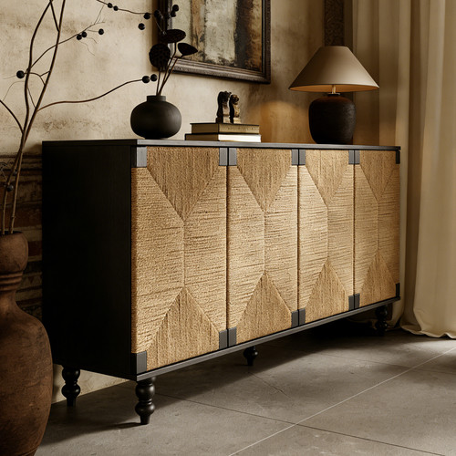 Boho sideboard buffet cabinet - boho,