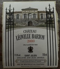 Étiquette Château Léoville