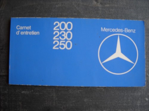 Carnet entretien - carnet, d'entretien