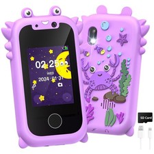 Telephone Portable pour Enfants 2.4" Smartphone Enfant Jouets Enfant 3 4 5 6 ...