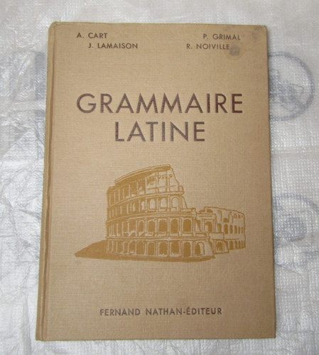 Livre grammaire latine - livre,