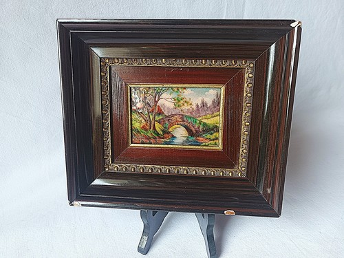 Tableau ancien émaux - ancien, de
