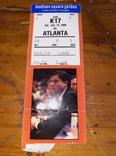 Jan 14, 1989 NY Knicks NBA