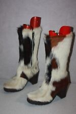 Bottes Talons Après Ski Vintage Pichette Poils Taille 37 BE