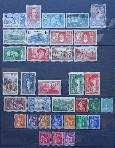 France 1937 année complète - france,
