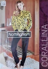 Pyjama Chaud Femme Avec Boutons Pile D'Hiver PG35760 Nottingham Corallina