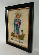 Remarquable cadre laqué noir