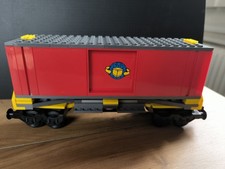 LEGO Train 9V RC  7939 Wagon Porte Conteneur (N°2)