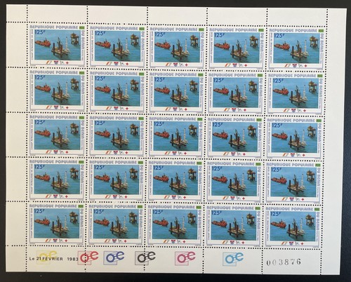 Bénin 1983 564 planche - bénin,