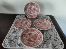 4 assiettes à dessert ou entrée BURGENLAND faïence VILLEROY et BOCH lot N°2