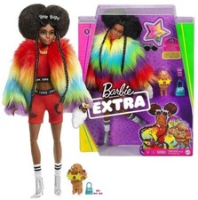Mattel Barbie Poupée Extra Avec Afro Et Veste Arc-En-Ciel Mattel GVR04