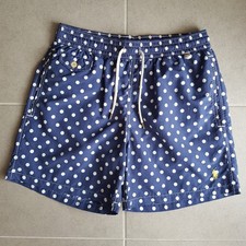 Short De bain Bleu Marine Pois