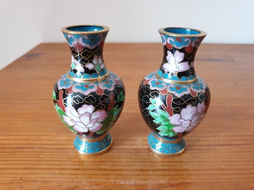 Paire vases chinois vintage - paire,