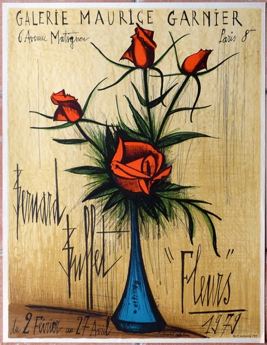 Bernard buffet fleurs - buffet,