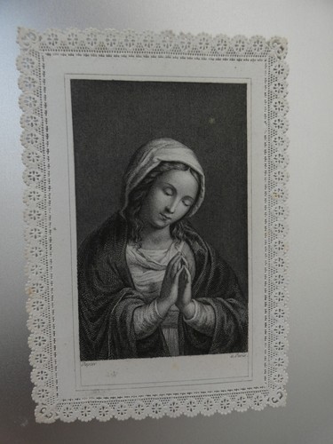 Image pieuse canivet - , dentelle