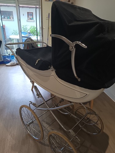 Landau bébé vintage - , bleu