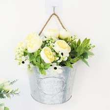 Fleur suspendue demi-cercle en