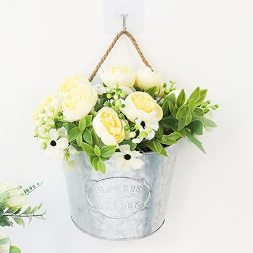Fleur suspendue demi - -cercle, en