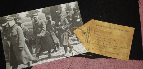 Etiquette ww1 fiche - fiche, de