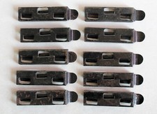 HORNBY MECCANO O / 0 LOT 10 BROCHES D'ASSEMBLAGES DE RAIL, L:7cm MINIATURE TRAIN