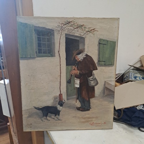 Tableau ancien hst signé - hst,