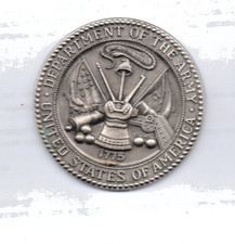 ancien USA Médaille united states of america departement of the army diametr 8cm