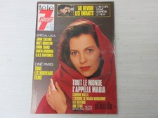 TELE 7 JOURS 1498 02.1989 Corinne DACLA FRESSON RENUCCI Linda EVANS Joan COLLINS