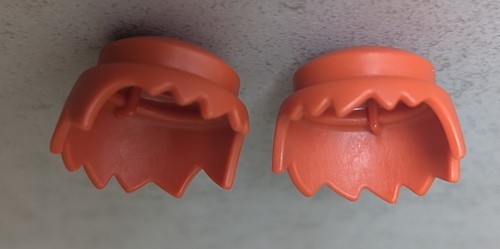 Playmobil lot cheveux roux - cheveux,