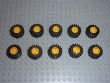 10x LEGO Tyre Wide ref 6015