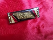 Broche Art Déco émaillée