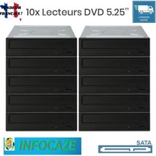 LOT 10 X Lecteur GRAVEUR  DVD