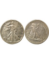 USA 1/2 Dollar Argent, Liberty Walking - 1940 Philadelphie