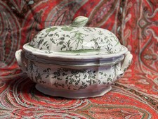 Soupière ancienne faïence de Moustiers d'époque 18ème Cuisine  arts de la Table