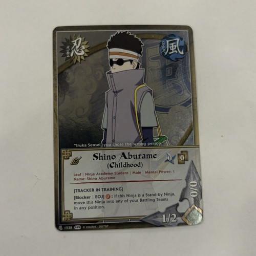 Bandai naruto ccg shino - naruto,