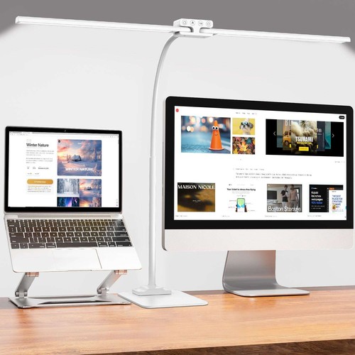 Lampe bureau led double - de,