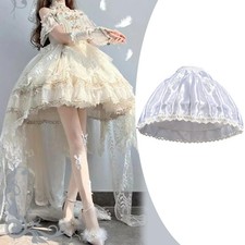 Jupon de danse, jupon blanc pour robes, à 2 cerceaux pour princesse
