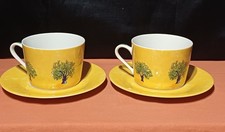 Duo tasses soucoupes - soucoupes, à