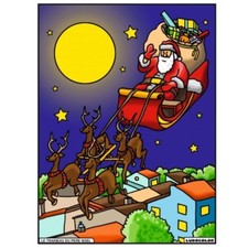 Coloriage - Traineau père